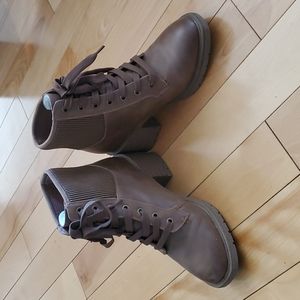 Brown ankle boots